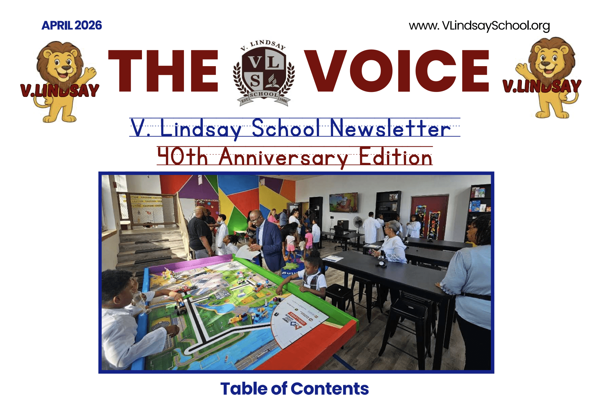 Featured image for “The Voice – V. Lindsay School Newsletter”